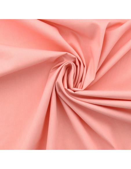 Light pink cotton poplin fabric