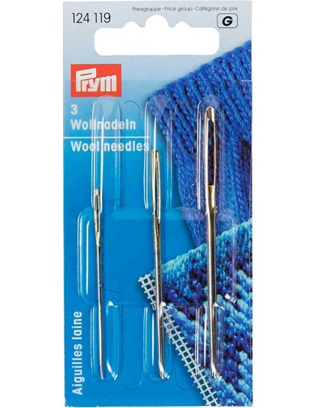 Needles for wool and Smyrna rugs