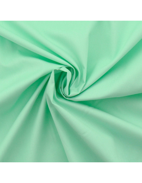 Cotton poplin fabric - Aqua green