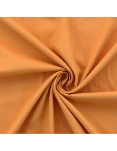 Cotton poplin fabric - Ochre