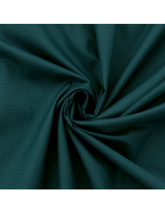 Petrol blue cotton poplin fabric