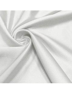 Stretch satin fabric - Off-white