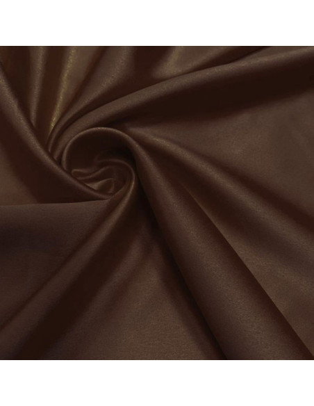 Stretch satin fabric - Brown