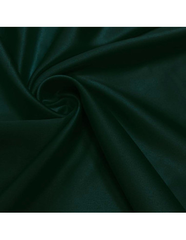 Stretch satin fabric - Dark green