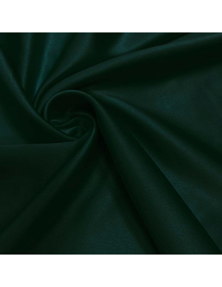 Stretch satin fabric - Dark green