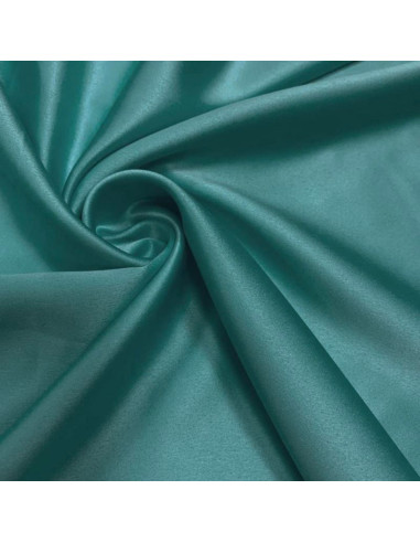 Stretch satin fabric - Emerald
