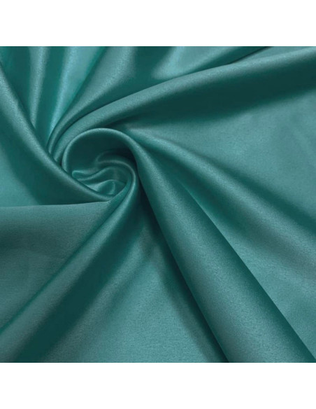 Stretch satin fabric - Emerald