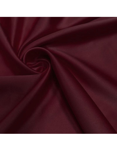 Stretch satin fabric - Wine red