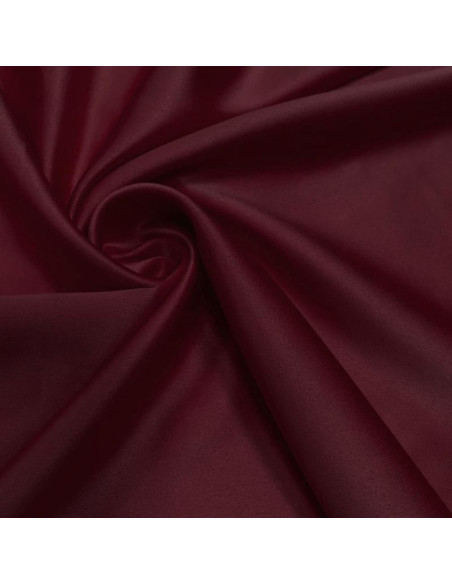 Stretch satin fabric - Wine red