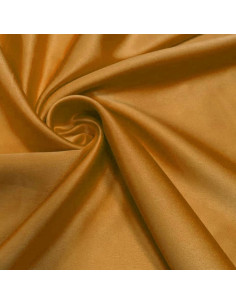 Stretch satin fabric - Ochre
