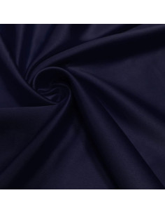 Stretch satin fabric - Dark blue