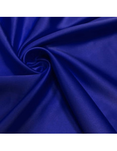 Stretch satin fabric - Electric blue