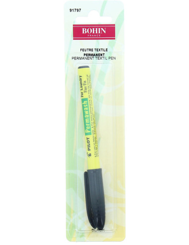 Permanent fabric marker