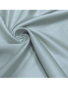 Stretch satin fabric - Pearl gray
