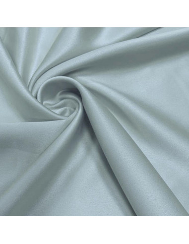 Stretch satin fabric - Pearl gray