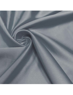 Stretch satin fabric - Gray