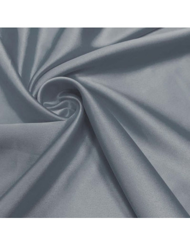 Stretch satin fabric - Gray