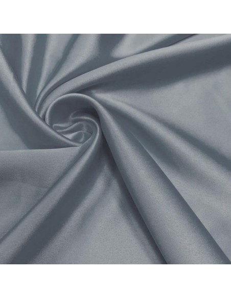 Stretch satin fabric - Gray