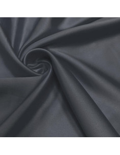 Stretch satin fabric - Anthracite