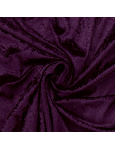 Velvet panne fabric - Purple