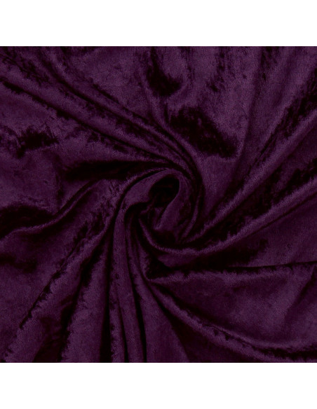 Velvet panne fabric - Purple