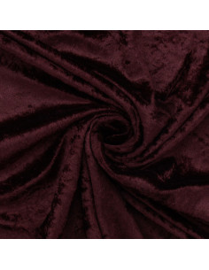 Brown panne velvet fabric