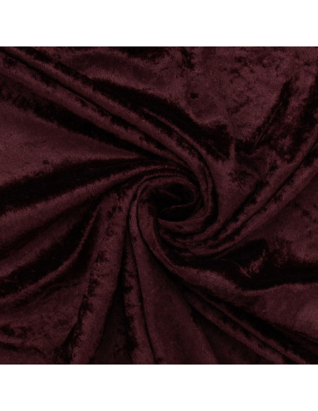 Brown panne velvet fabric