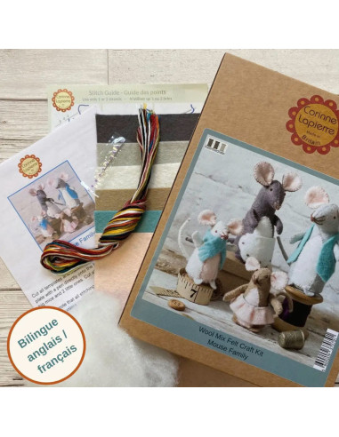 Felt Kit - Mouse Family