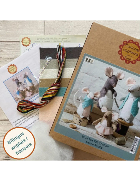 Felt Kit - Mouse Family