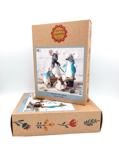 Felt Kit - Mouse Family