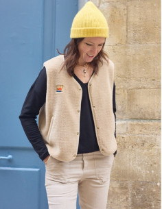 Sherpa Sleeveless Vest Pattern - Atelier Scämmit