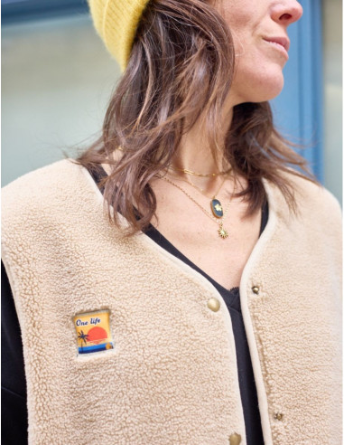 Sherpa Sleeveless Vest Pattern - Atelier Scämmit