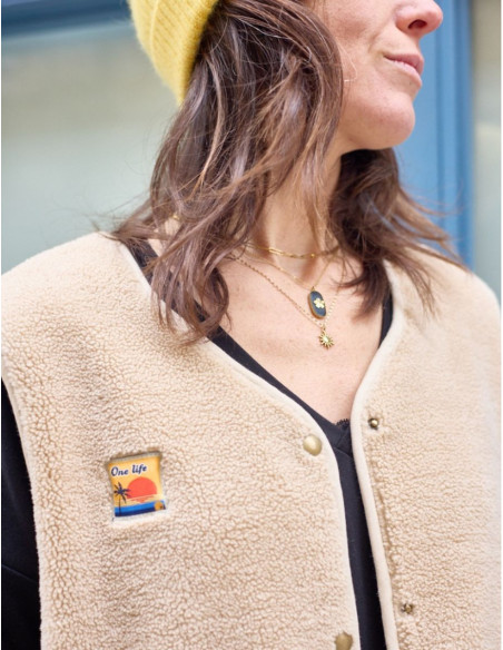 Sherpa Sleeveless Vest Pattern - Atelier Scämmit