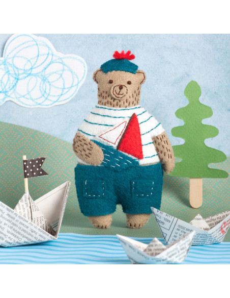 Felt kit - Sailor bear