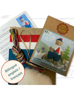Felt kit - Sailor bear 2