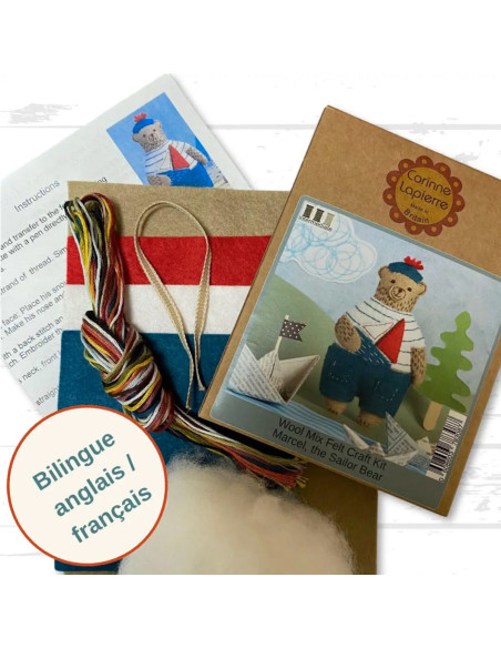 Felt kit - Sailor bear