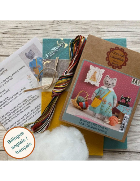 Felt Kit - Mrs. Cat Knits