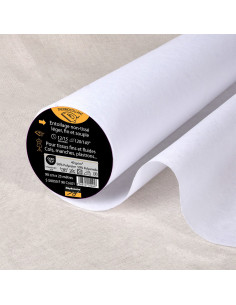 Fine fusible non-woven interfacing - White