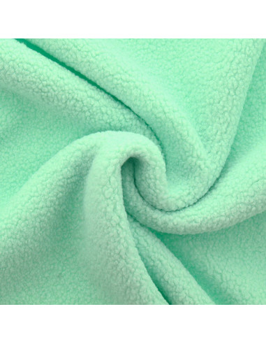 Teddy boucle fleece fabric - Mint