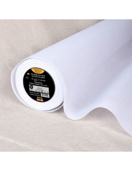 Non-woven fusible interfacing valance