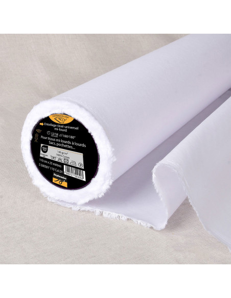 Universal mid-weight woven fusible interfacing