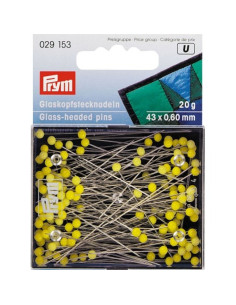 Extra-long glass head pins 20 grams