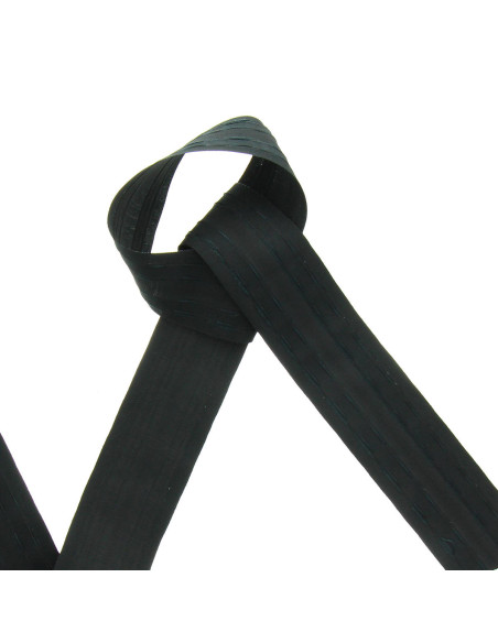 Automatic pleat tape - Black 70 mm