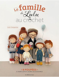 The book "La famille de Lulu au crochet"