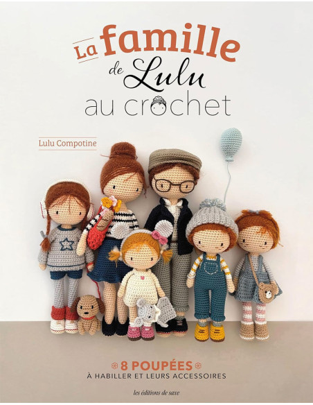 The book "La famille de Lulu au crochet"