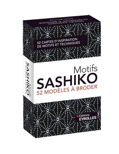 Sashiko Pattern Box - 52 Embroidery Designs