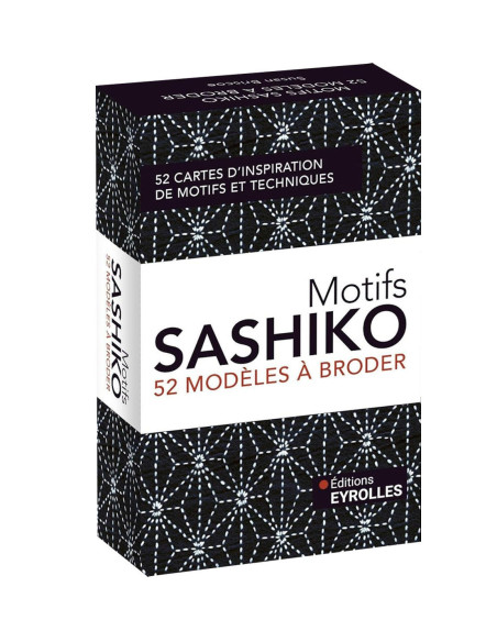 Sashiko Pattern Box - 52 Embroidery Designs