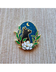 Magnetic needle holder - Black cat 2