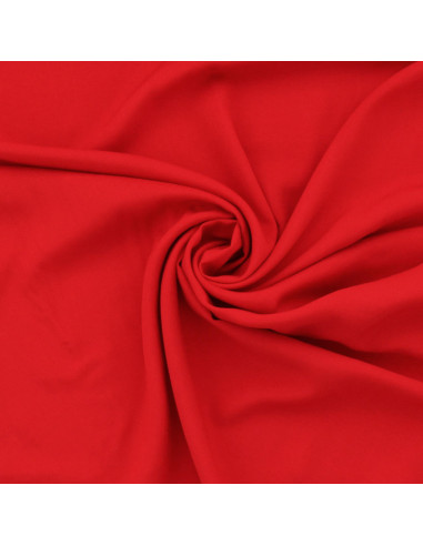 Viscose poplin fabric - Red