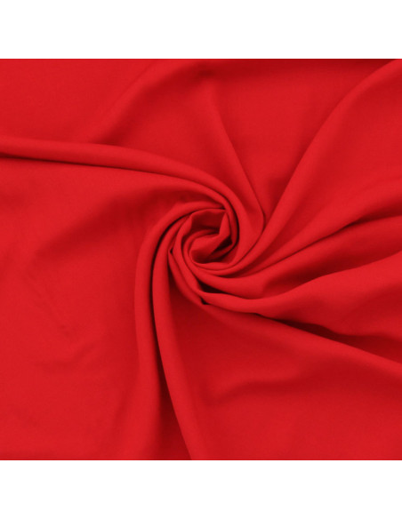 Viscose poplin fabric - Red